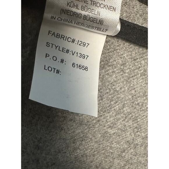 The Savile Row Co London Wool Blend Open Front Sleeveless Long Vest S minimalist - Picture 5 of 11